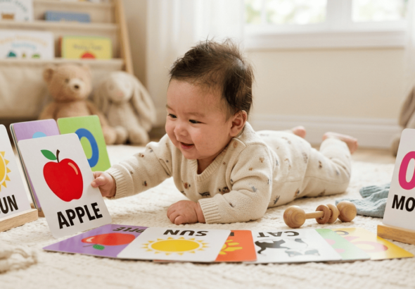Baby Flash Cards for 0-6 Months