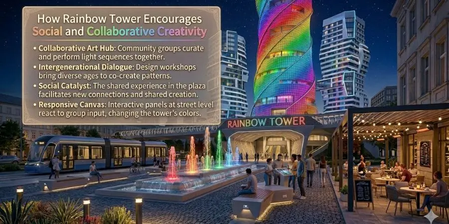 how-rainbow-tower-encourages-social-and-collaborative-creativity