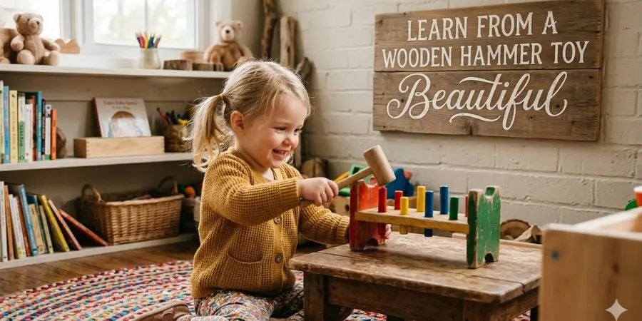 learn-from-a-wooden-hammer-toy