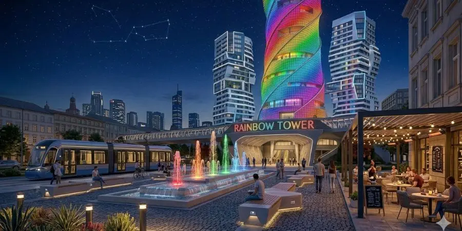 rainbow-tower